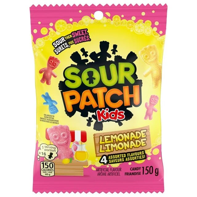 Sour Patch Kids, Lemonade Flavour Candy, Sour then Sweet, 150 g - Just Closeouts Canada Inc.