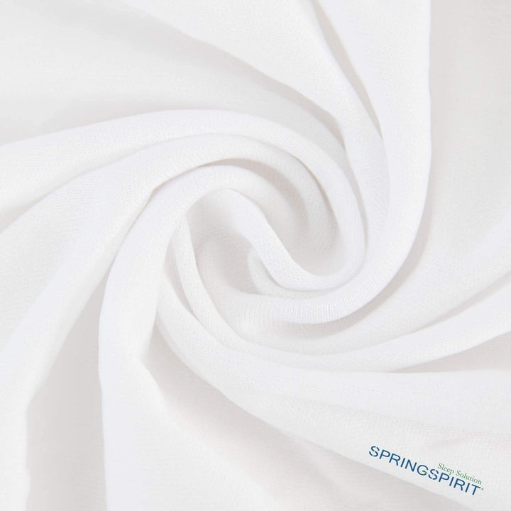 SPRINGSPIRIT Box Spring Cover Queen Size, Alternates for Bed Skirt Queen with Smooth and Elastic Woven Material, Wrinkle & Fading Resistant, Washable, Dustproof, White - Just Closeouts Canada Inc.