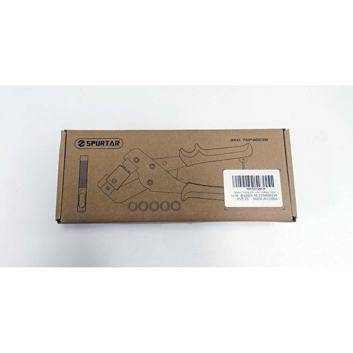 Spurtar Grommet Tool Kit 3/8'' Handheld Grommet Kit Magnetic Eyelet Tool with 10mm Hollow Punch and 500pcs Eyelets for Leather Fabric Belt Tarp Tent Bag Curtain Cardboard - Just Closeouts Canada Inc.