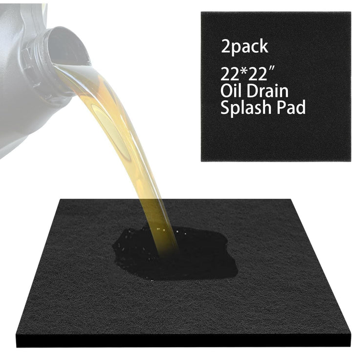 Square Oil Drain Splash Pads – 22-Inch, 2-Pack - Just Closeouts Canada Inc.X004AJ3IBV