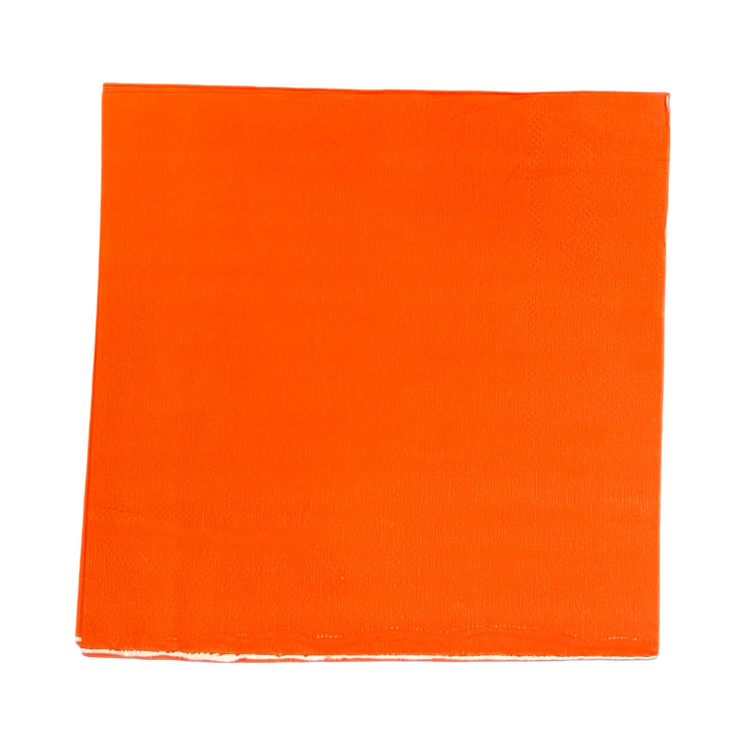 S+S Sunshine Orange Napkins, 20 count - Just Closeouts Canada Inc.