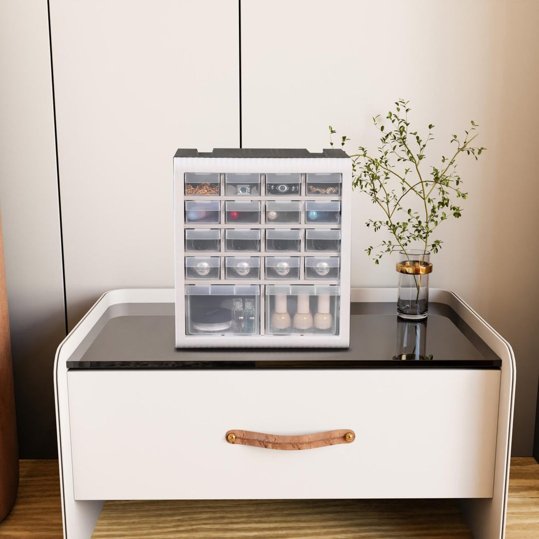 Stackable Hardware Drawers Stackable Hardware Organizer, Screw Storage Organizer, 18 Drawer Parts ...