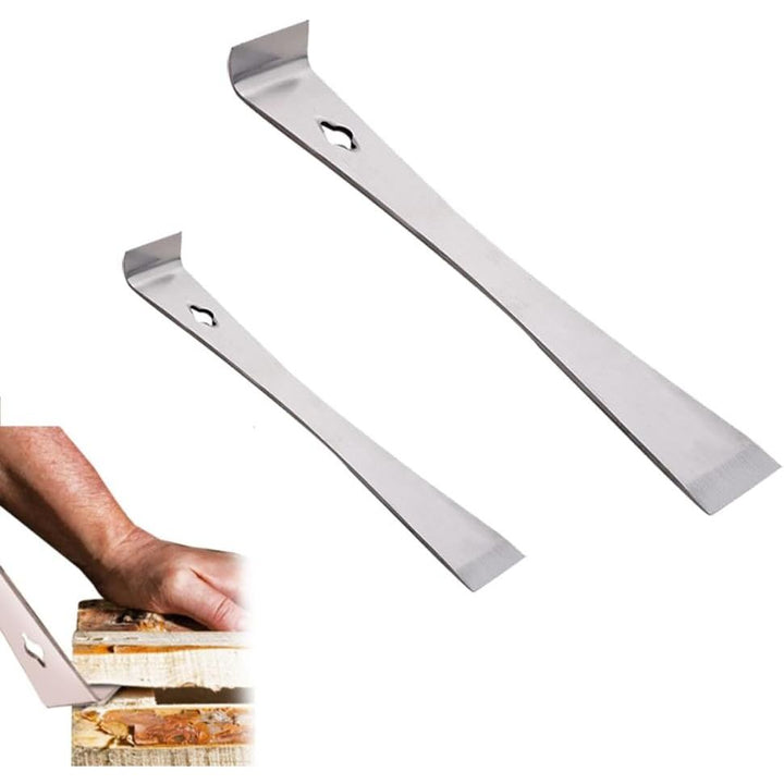 Stainless Steel Flat Pry Bar and Scraper Set, 2 Pieces - Just Closeouts Canada Inc.X004GF1Z69