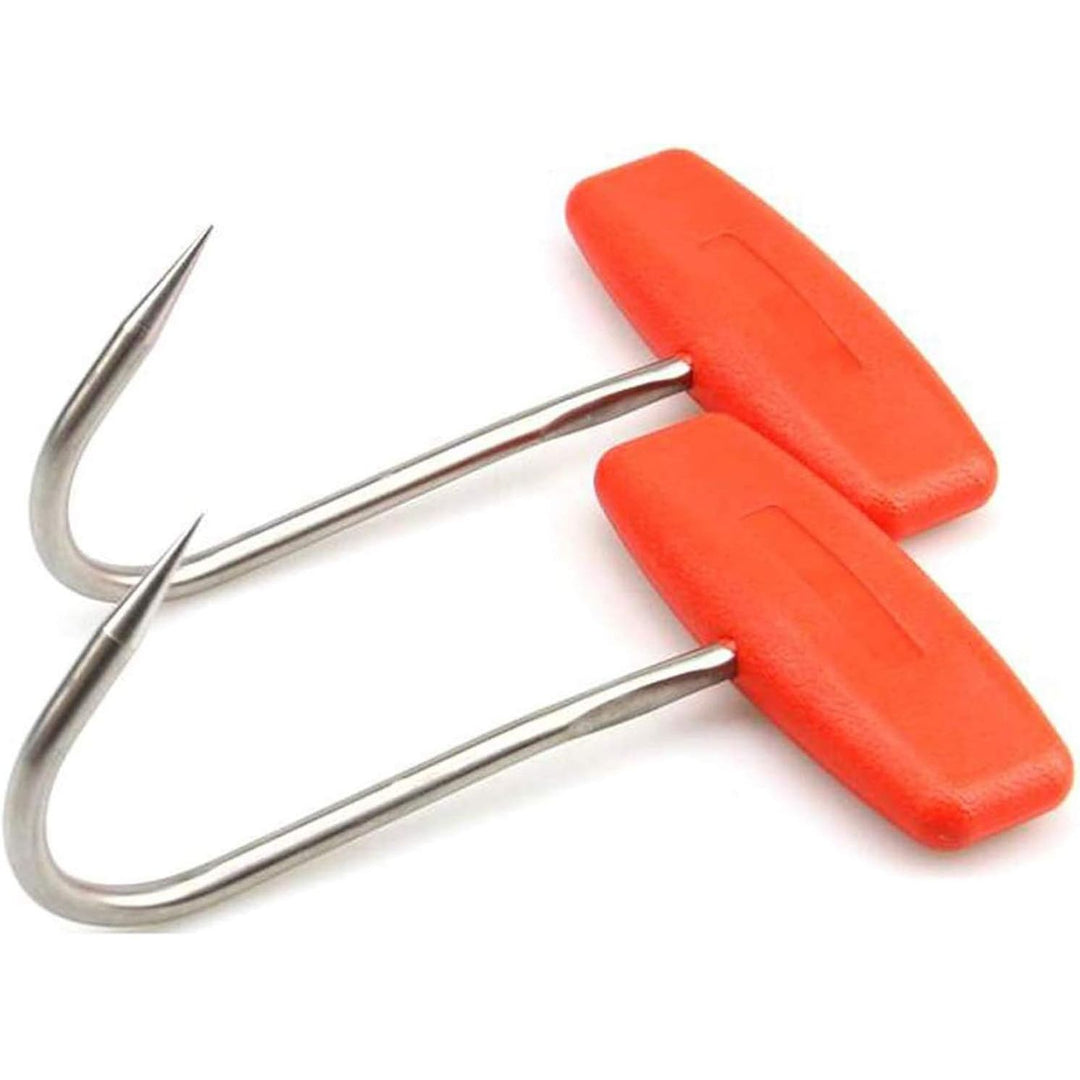 Stainless Steel Meat Hooks – Orange Handles, 6 Inch, 2 Pack - Just Closeouts Canada Inc.