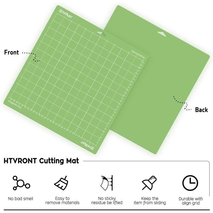 Standard Grip Cutting Mat, 3 Pack Cutting Mat 12x12 Compatible with Cricut Maker 3/Maker 4/Maker/Explore 3/4/Air 2/One, Standard Adhesive Sticky Quilting Cutting Mats Replacement Accessories - Just Closeouts Canada Inc.