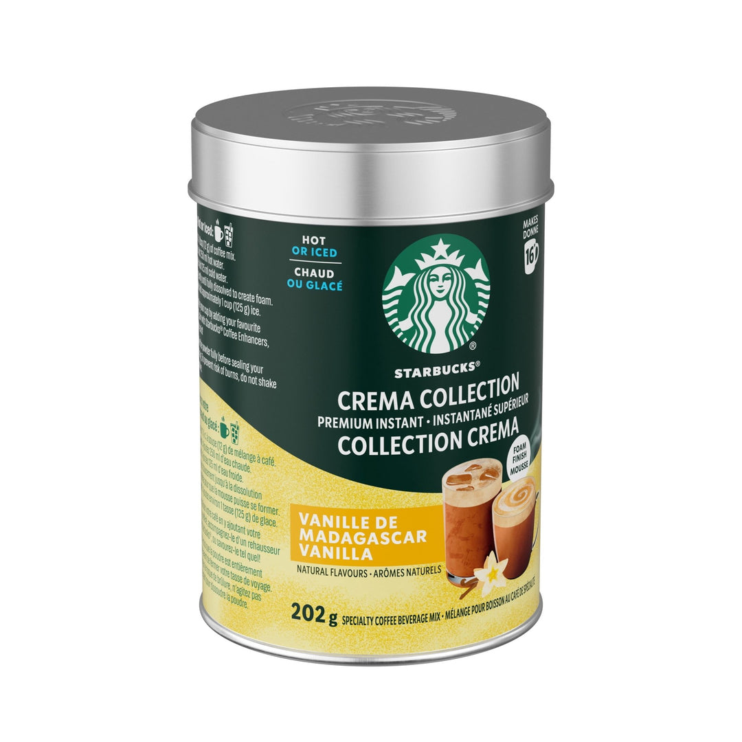 Starbucks Crema Collection Madagascar Vanilla Premium Instant Coffee Mix, 202 g - Just Closeouts Canada Inc.055000216197