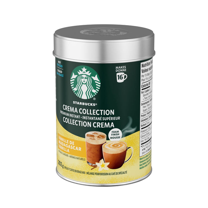 Starbucks Crema Collection Madagascar Vanilla Premium Instant Coffee Mix, 202 g - Just Closeouts Canada Inc.055000216197