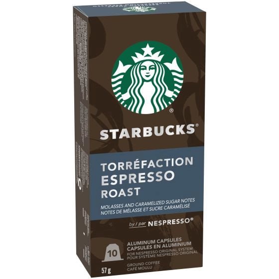 Starbucks® Espresso Dark Roast Capsules for Nespresso, 10ct - Just Closeouts Canada Inc.7613038175720