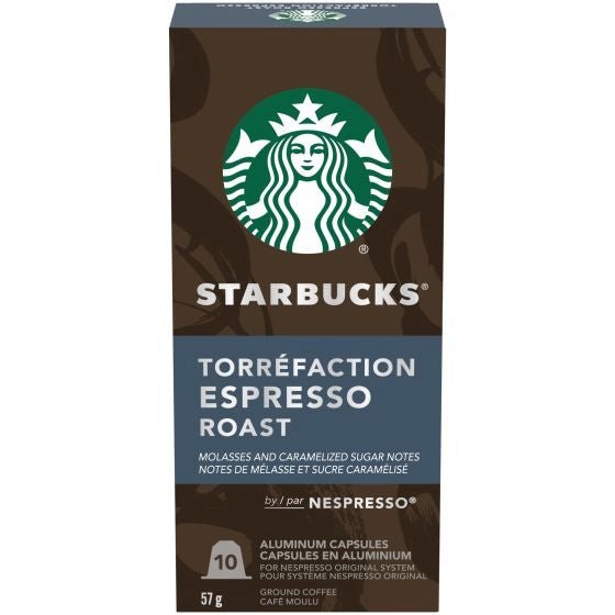Starbucks® Espresso Dark Roast Capsules for Nespresso, 10ct - Just Closeouts Canada Inc.7613038175720