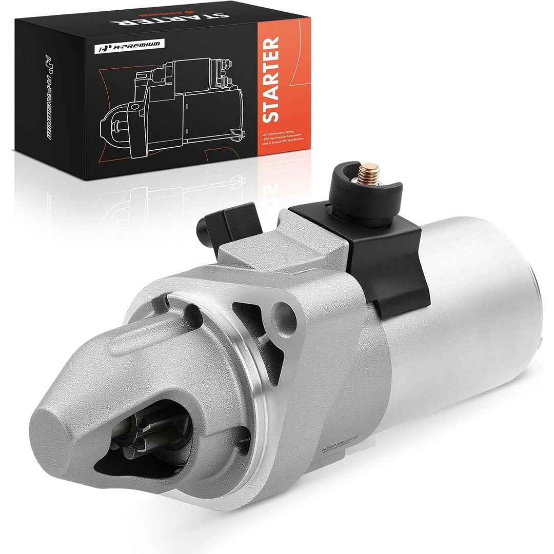 Starter Motor Compatible with Honda CR-V 2002 2003 2004 2005 2006 2.4L L4 Engine, 1.6KW 12V 9 Teeth Clockwise, Replace 17844N, 31200-PPA-505, 31200-PPA-A01 - Just Closeouts Canada Inc.