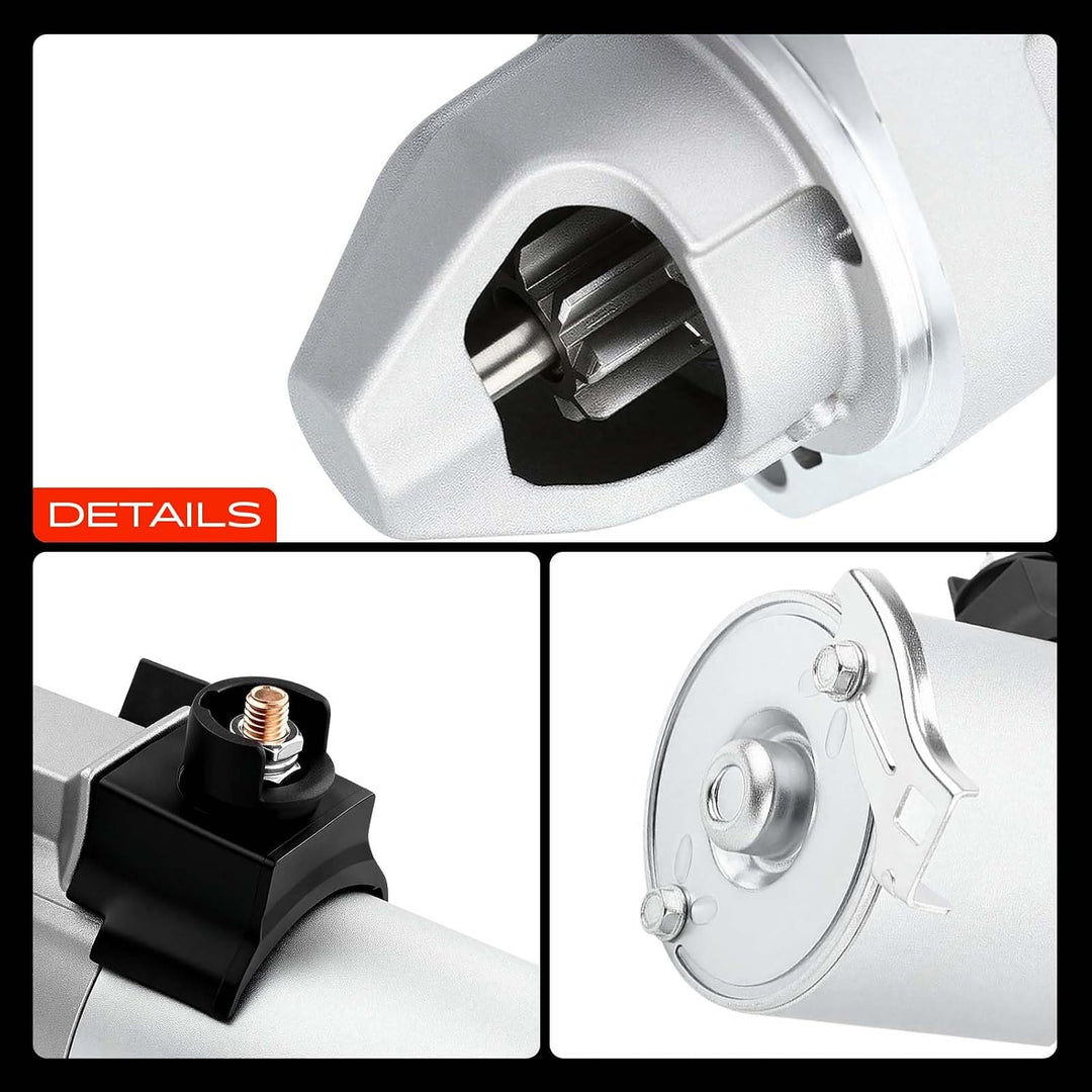 Starter Motor Compatible with Honda CR-V 2002 2003 2004 2005 2006 2.4L L4 Engine, 1.6KW 12V 9 Teeth Clockwise, Replace 17844N, 31200-PPA-505, 31200-PPA-A01 - Just Closeouts Canada Inc.
