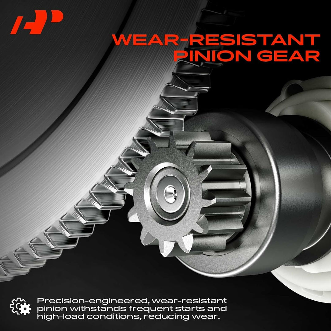Starter Motor Compatible with Honda CR-V 2002 2003 2004 2005 2006 2.4L L4 Engine, 1.6KW 12V 9 Teeth Clockwise, Replace 17844N, 31200-PPA-505, 31200-PPA-A01 - Just Closeouts Canada Inc.