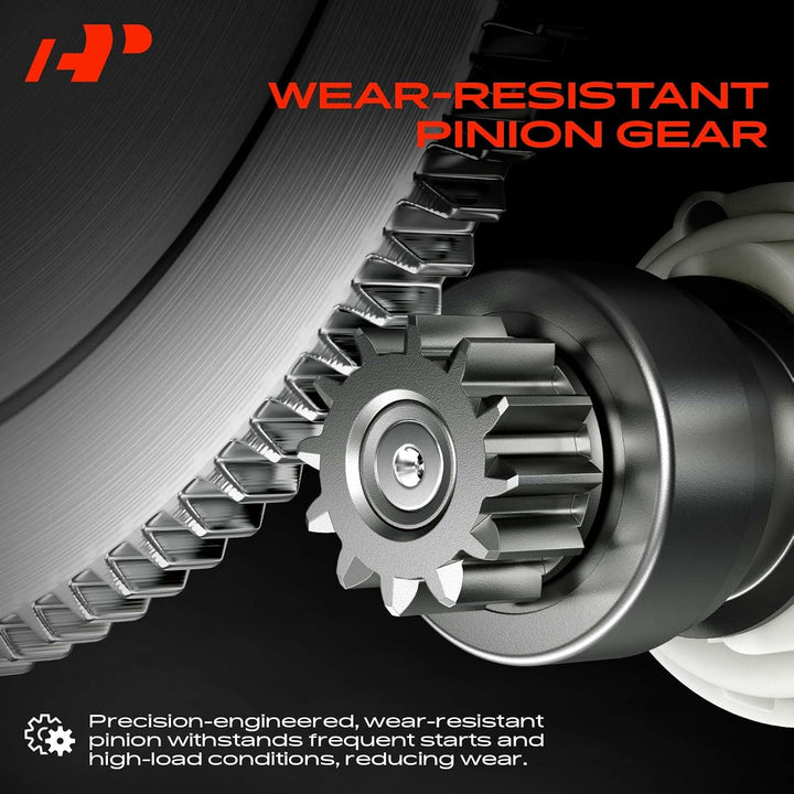 Starter Motor Compatible with Honda CR-V 2002 2003 2004 2005 2006 2.4L L4 Engine, 1.6KW 12V 9 Teeth Clockwise, Replace 17844N, 31200-PPA-505, 31200-PPA-A01 - Just Closeouts Canada Inc.