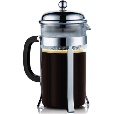 Sterling Pro French Coffee Press, 8 Cup Unique Double Screens Chrome Plated - Just Closeouts Canada Inc.