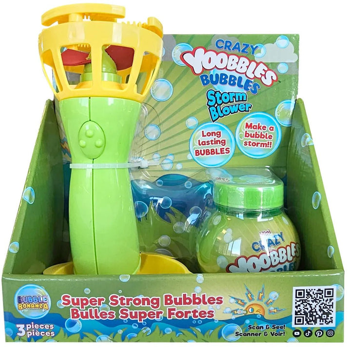 Storm Blower Bubble Machine for Kids | Crazy Yoobbles, B324 - Just Closeouts Canada Inc.4897112323242