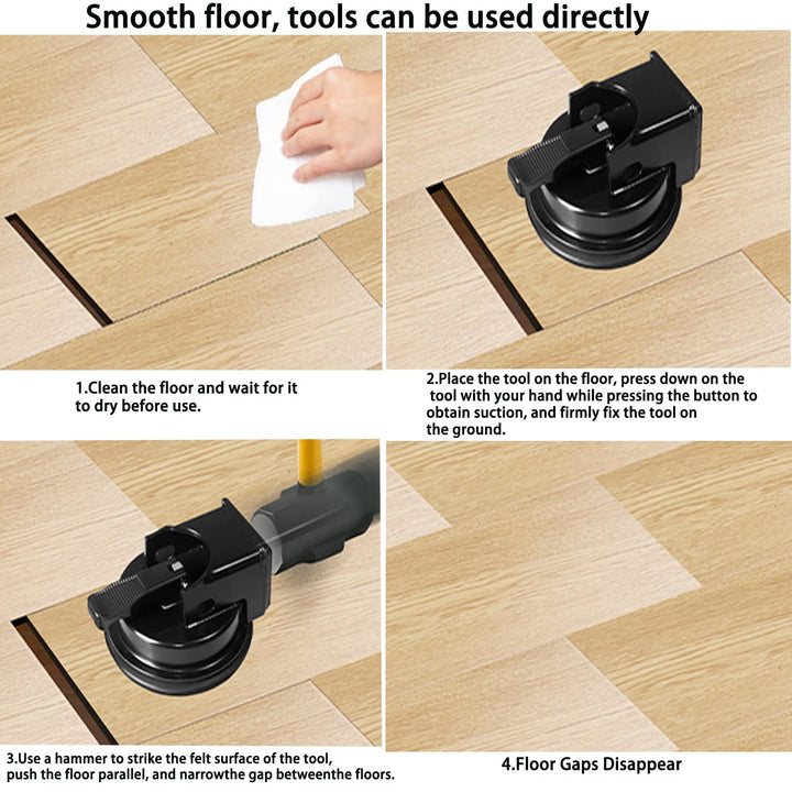 Suction Cup Floor Gap Fixer Tool with Felt Striking Pad - Just Closeouts Canada Inc.X004VR8O2Z