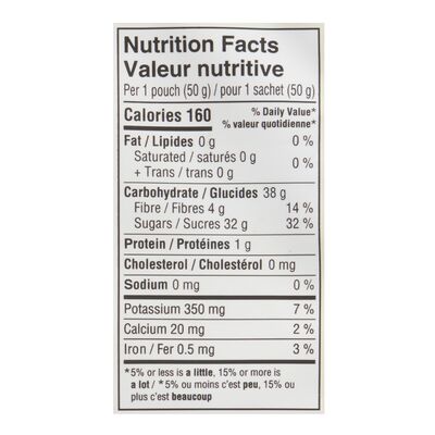 Sunny Fruit Organic Dried Dates, 5 Portion Packs, 250G - Just Closeouts Canada Inc.