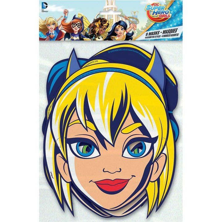 Super Hero Girls Party Masks, 8ct - Just Closeouts Canada Inc.011179506613