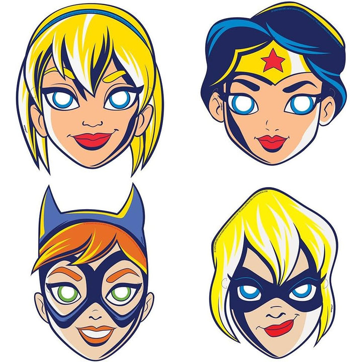 Super Hero Girls Party Masks, 8ct - Just Closeouts Canada Inc.011179506613