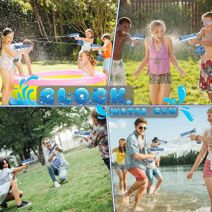 SUZUTOY Electric Water Guns for Kids Adults, 434CC+58CC High Capacity Squirt Guns Up to 32 FT Range, One - Button Automatic Strongest Water Blaster Summer Party Swimming Pool Beach Outdoor Activity - Just Closeouts Canada Inc.