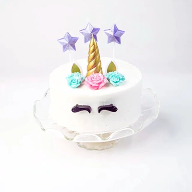 Sweet Wishes Candle Co. Unicorn Birthday Candles, Unicorn Cake Topper, 11 - Piece Set - Just Closeouts Canada Inc.