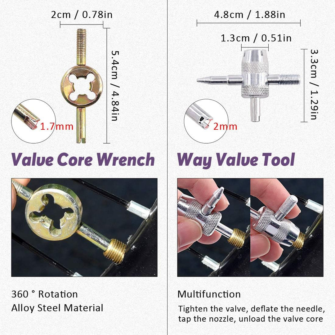 Swpeet 40-Piece Tire Valve Stem Tool and Repair Kit - Just Closeouts Canada Inc.X002NEENAZ