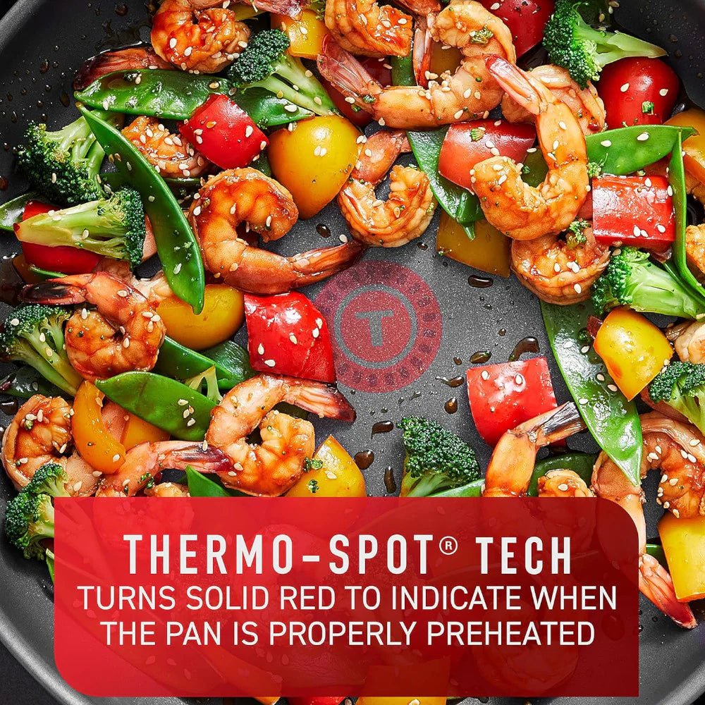 T - FAL H8680454 Platinum Stainless Steel Fry Pan 24cm/9.6" - Just Closeouts Canada Inc.3168430350632