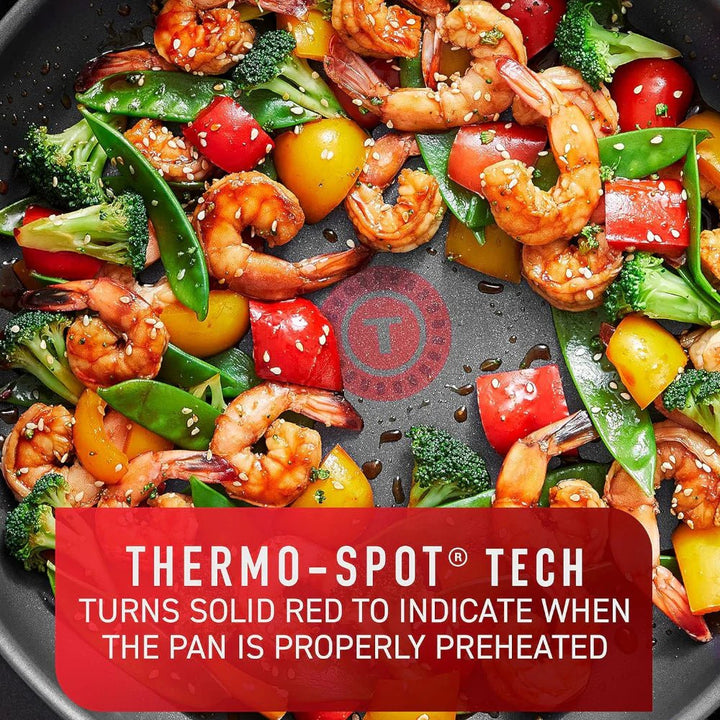 T - FAL H8680454 Platinum Stainless Steel Fry Pan 24cm/9.6" - Just Closeouts Canada Inc.3168430350632