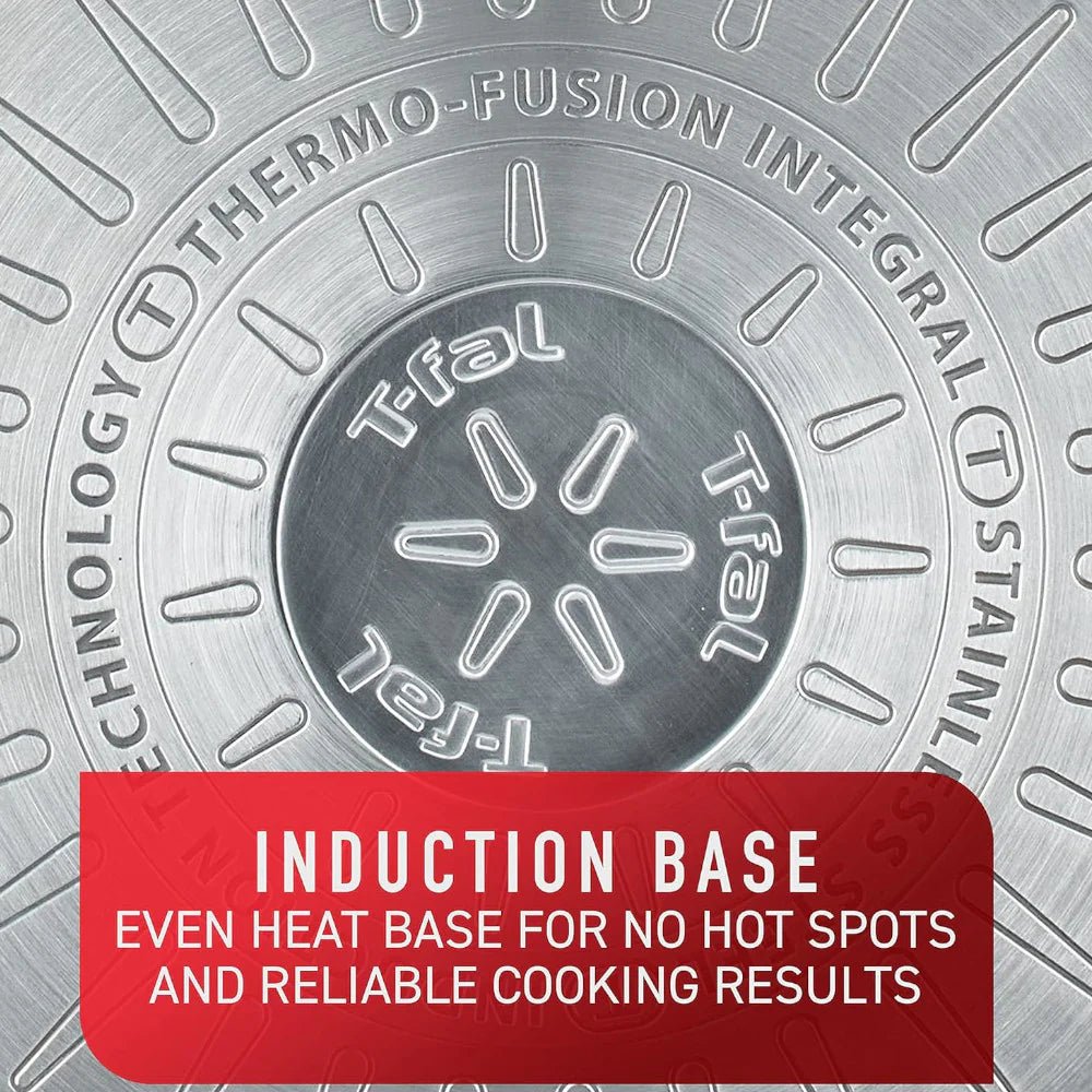 T - FAL H8680454 Platinum Stainless Steel Fry Pan 24cm/9.6" - Just Closeouts Canada Inc.3168430350632