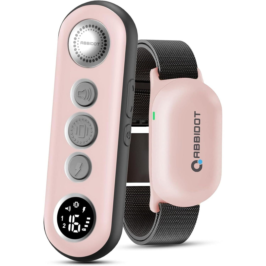 T20 Small Size Shock Collar (8 - 120 lbs) - 3000 Ft Dog Training Collar with Remote Waterproof Shock Collar, Pink - Just Closeouts Canada Inc.