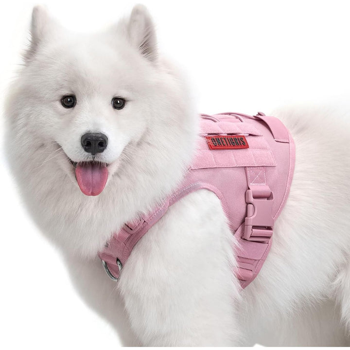 Tactical Dog Harness, Pink, Large - Just Closeouts Canada Inc.