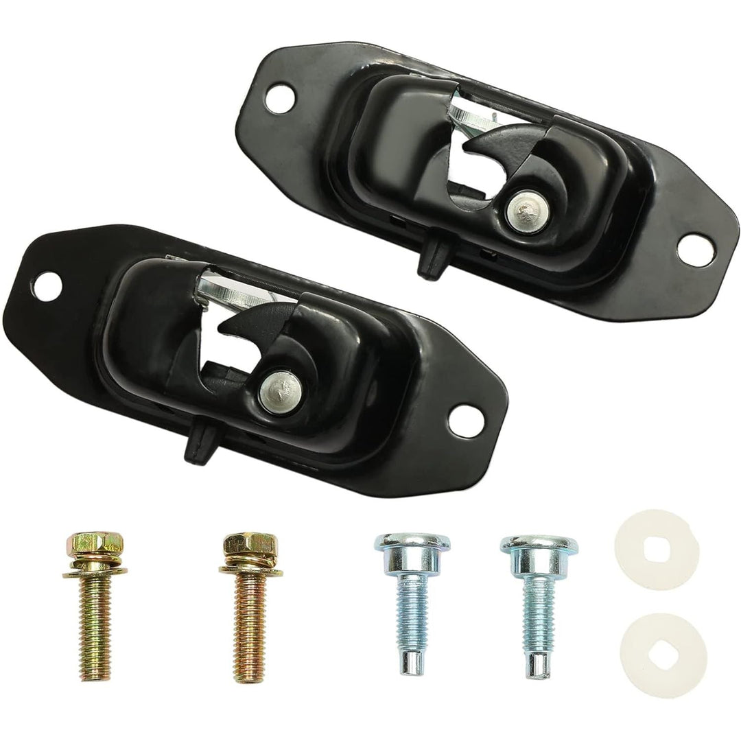 Tailgate Latch Kit, Compatible with 2007 - 2018 Chevy Silverado & GMC Sierra 1500 2500 3500 HD, Rear Left Driver & Right Passenger Liftgate Key Latch, with Tail Gate Striker Bolts - Just Closeouts Canada Inc.