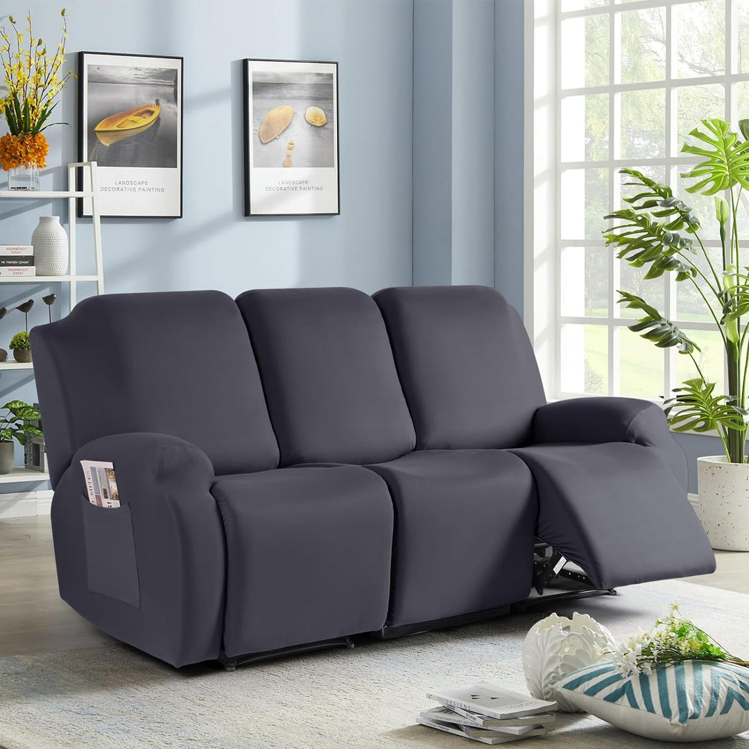 TAOCOCO Recliner Sofa Slipcover, Pieces Polyester Fabric Stretch