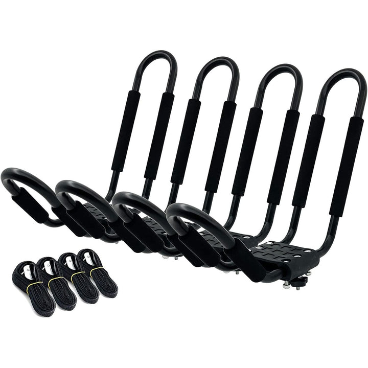 Cano Car Racks 2 Pairs Kayak Carrier Racks, Universal Cars Kayak Canoe Roof Rack for ...