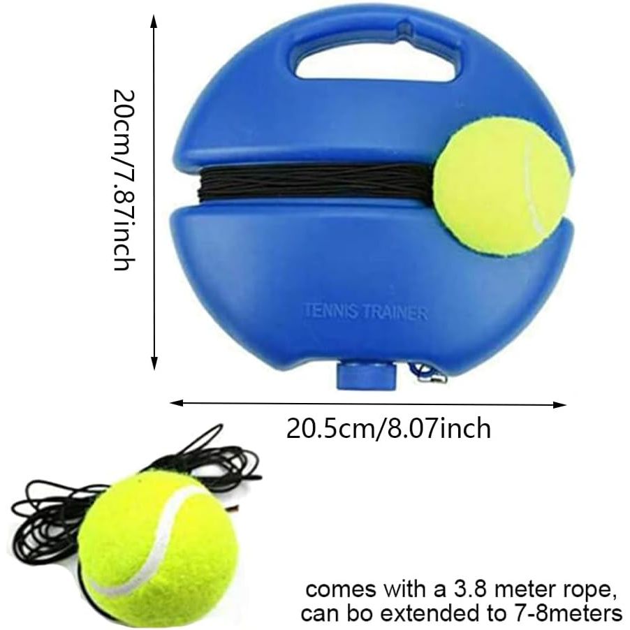 Tennis Trainer Rebound Ball with 3 String Balls, Solo Tennis Training Equipment, Portable Tennis Training Tool - Just Closeouts Canada Inc.