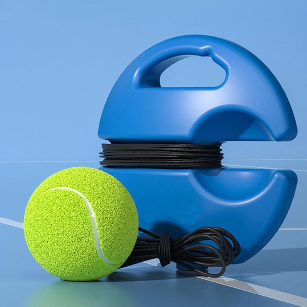 Tennis Trainer Rebound Ball with 3 String Balls, Solo Tennis Training Equipment, Portable Tennis Training Tool - Just Closeouts Canada Inc.