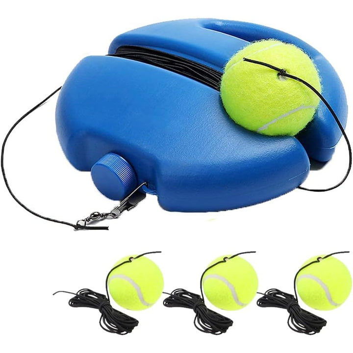 Tennis Trainer Rebound Ball with 3 String Balls, Solo Tennis Training Equipment, Portable Tennis Training Tool - Just Closeouts Canada Inc.