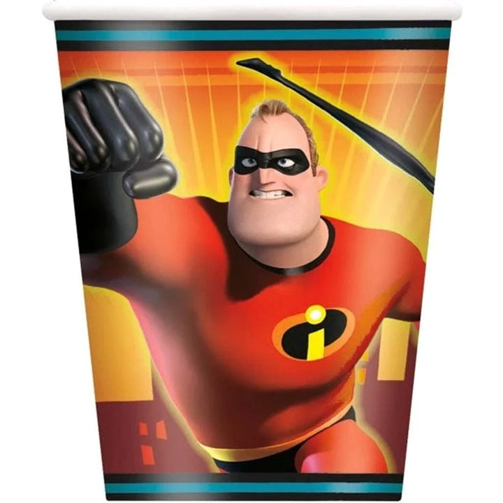 The Incredibles Paper Cups 9 oz, 8 per Pack - Just Closeouts Canada Inc.011179790562