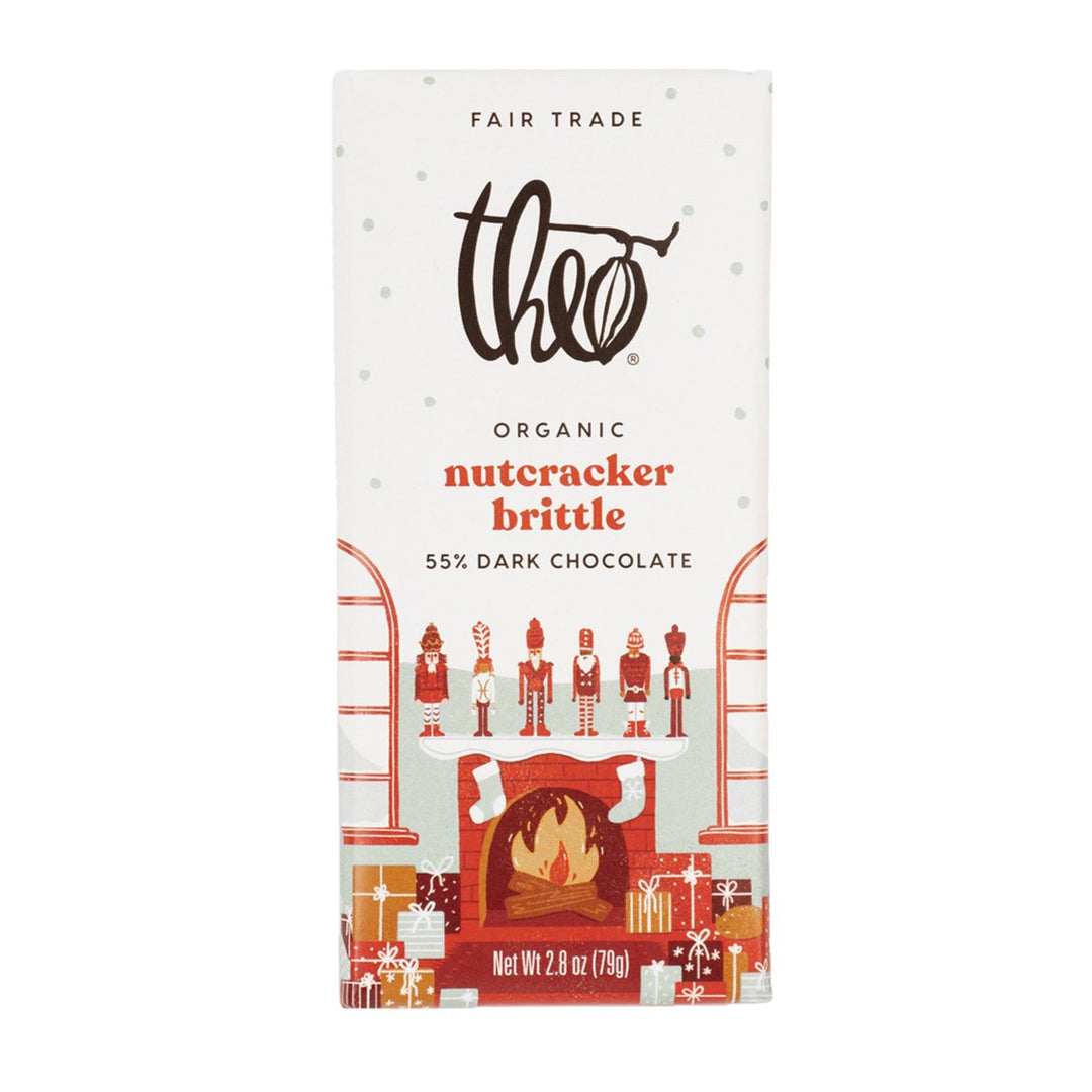 Theo Nutcracker Brittle 55% Dark Chocolate, 79g - Just Closeouts Canada Inc.874492006358