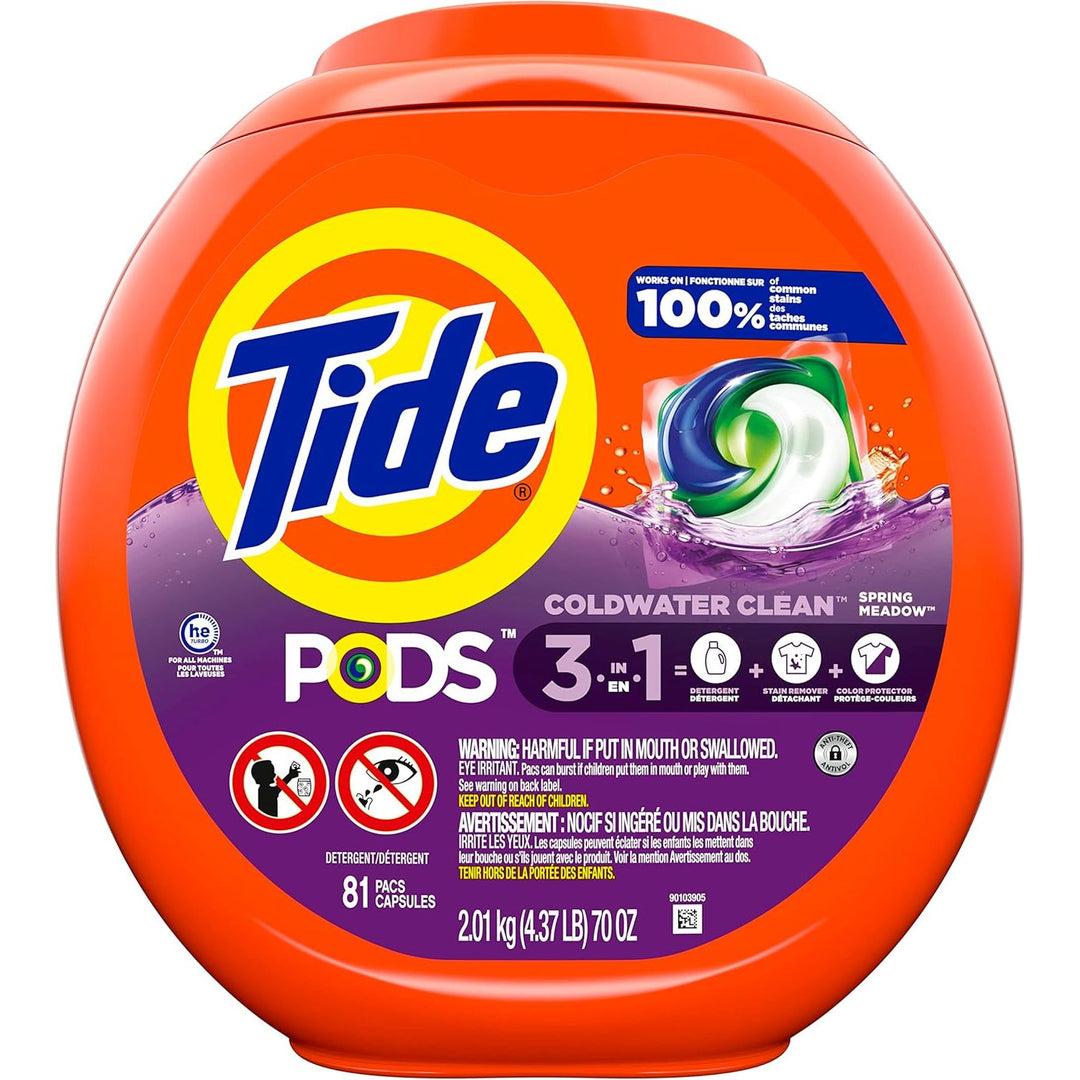 Tide Pods Cold Water Clean 3 - 1, 81ct - Just Closeouts Canada Inc.