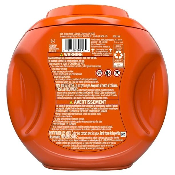 Tide Ultra OXI Power PODS with Odor Eliminators Laundry Detergent Pacs, 48ct - Just Closeouts Canada Inc.
