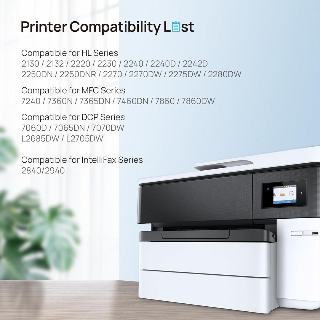 TN450 TN420 Toner Cartridge Replacement for Brother TN 450 TN 420 TN - 450 TN - 420 High Yield Compatible for HL - 2130 2132 2220 2240 MFC 7860 7070DW 7360N DCP - 7065DN 2840 2940 Priner - Just Closeouts Canada Inc.X0040YL07F,X004F79FUB