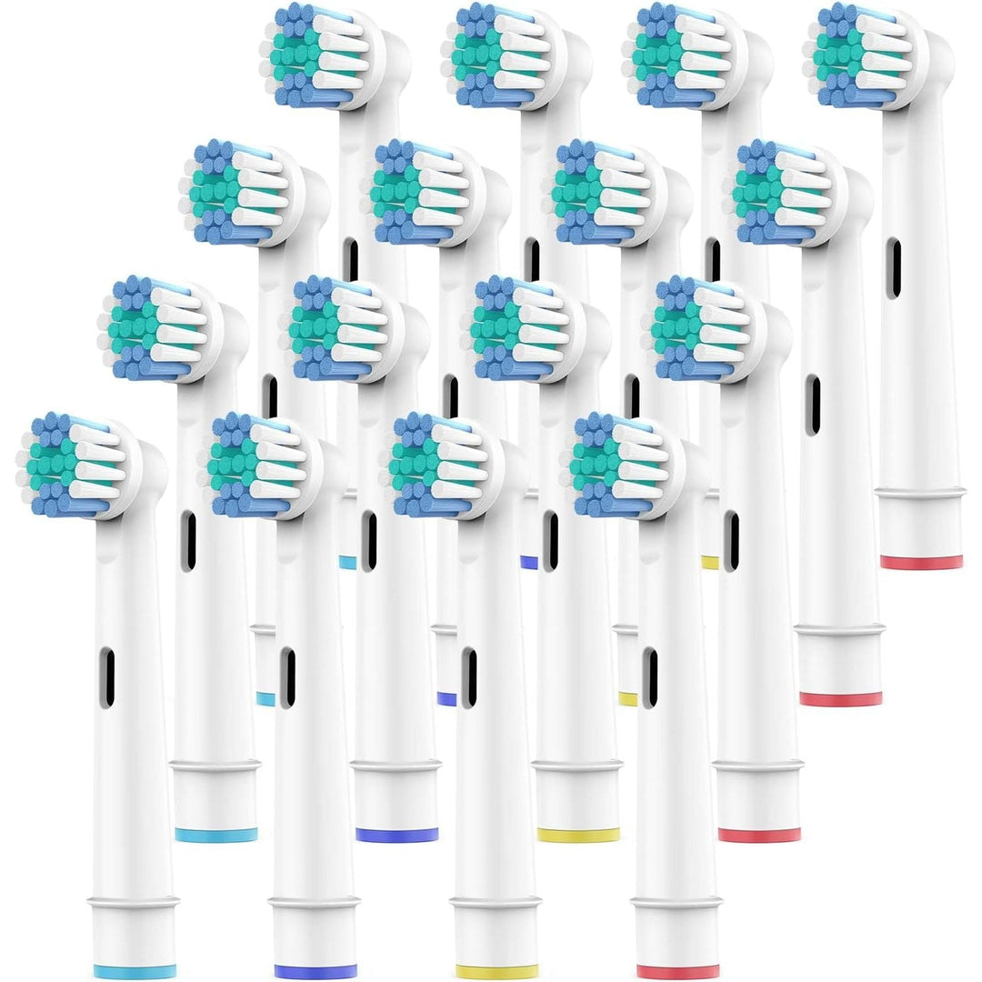 Toothbrush Heads for Oral B, 16 Pack Professional Electric Toothbrush Replacement Heads Medium Soft Dupont Bristles Replacement Toothbrush Heads Precision Clean Brush Heads Refills - Just Closeouts Canada Inc.