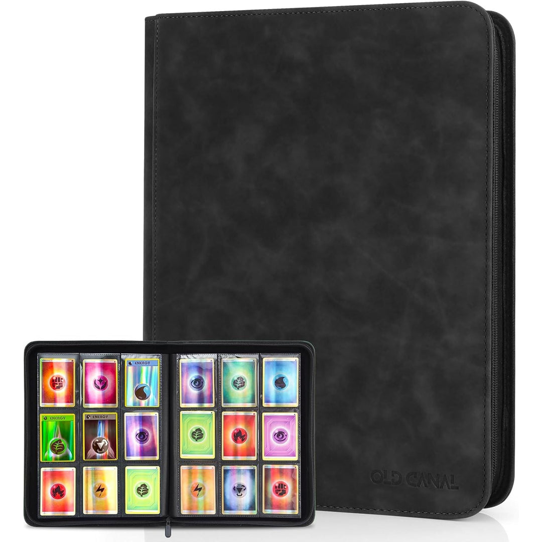 Trading Card Binder, 9 Pocket Card Album Folder Hold Up to 540 Cards, Just Closeouts Canada Inc. Trading Card Binder, 9 Pocket Card Album Folder Hold Up to 540 Cards, Just Closeouts Canada Inc.