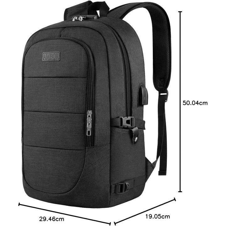Travel Laptop Backpack 17.3 Inch Anti Theft - Just Closeouts Canada Inc.