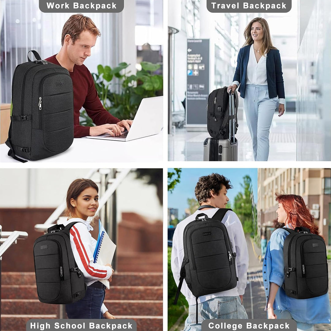Travel Laptop Backpack 17.3 Inch Anti Theft - Just Closeouts Canada Inc.