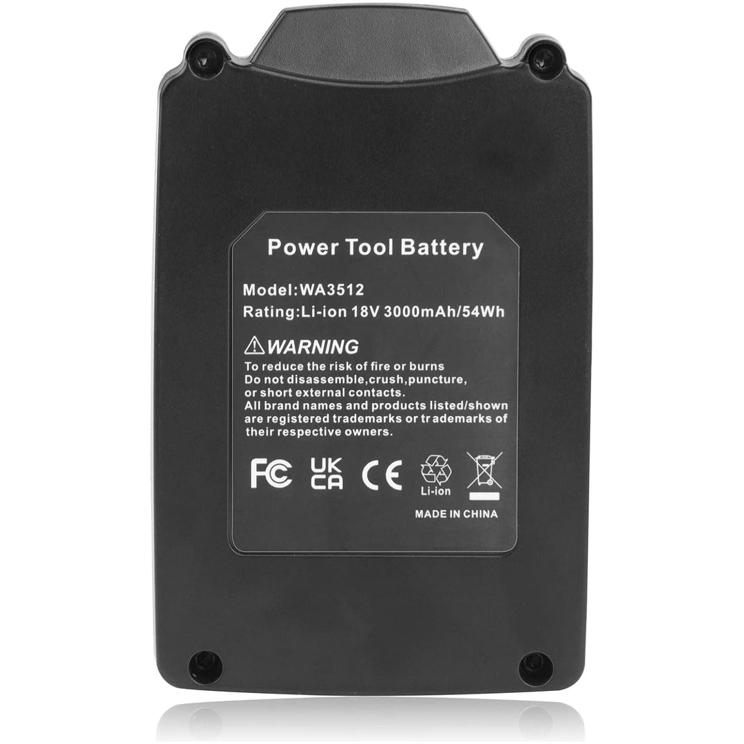 TREE.NB 18V 3Ah Lithium Replacement Battery for Worx WA3512 WA3511 WA3512.1 WA3520 WA3523 WA3525 WX163 Rockwell RW9161 Tools - Just Closeouts Canada Inc.