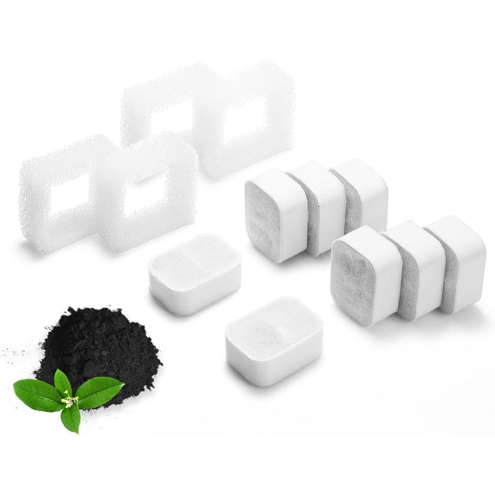 Tritone & Fiumi Fountain Filters – 8 Carbon + 4 Foam - Just Closeouts Canada Inc.