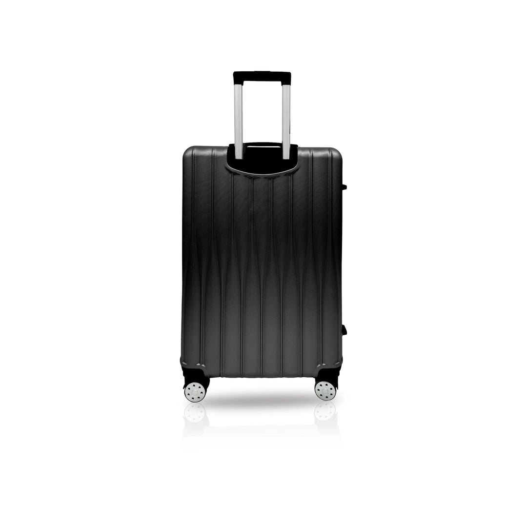 TUCCI Baratro 3 - Piece Hardside Luggage Set - Black (20"/24"/28") - Just Closeouts Canada Inc.