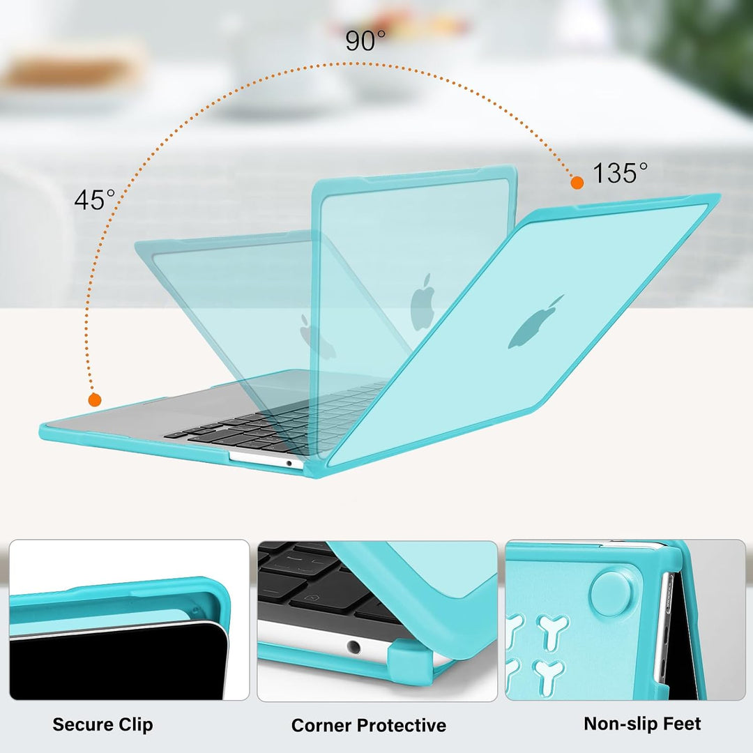 Turquoise TPU-Bumper Case and Keyboard Cover for 13.6-Inch Air - Just Closeouts Canada Inc.
